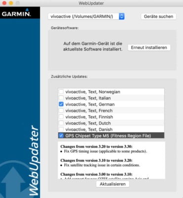 Garmin Updates | Express WebUpdater Connect App Wi-Fi | Tipps & Tricks