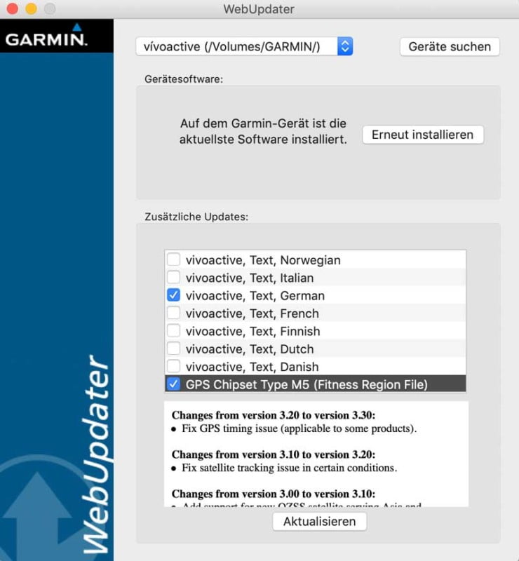 Garmin Updates | Express WebUpdater Connect App Wi-Fi | Tipps & Tricks