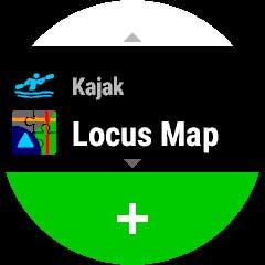 Locus Map App auf der Garmin fenix