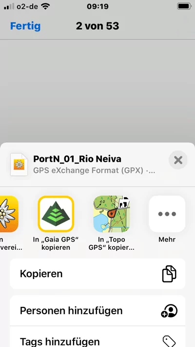 Garmin Connect App - Planen & Übertragen von Strecken 13 iPhone Datenimport Garmin Connect (3)