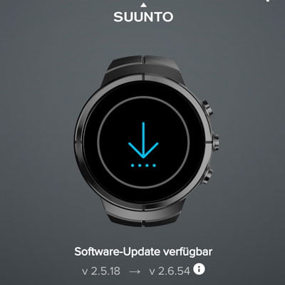 Suunto - Ein Software-Update steht bereit