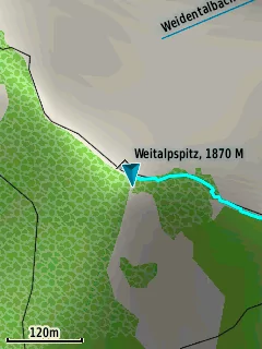 Garmin eTrex 32x: TopoActive + shaded relief