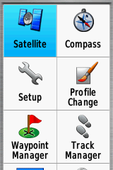 Garmin GPSMAP 64sx Review 7 Garmin GPSMAP 64sx custom main menu