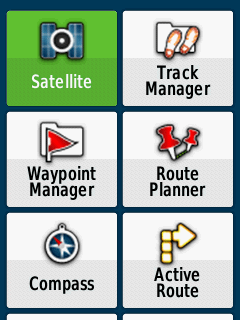 eTrex 32x - Hiking Menu 1