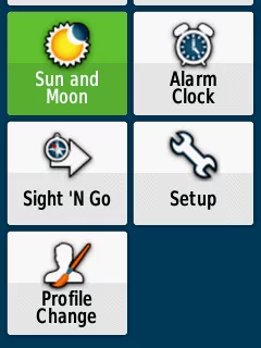 eTrex 32x - Hiking Menu 2