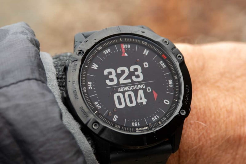 Garmin fenix 6X Pro Review, Compass