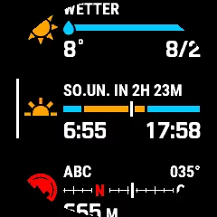 Garmin fenix 6S Sapphire DLC Test 3 Widgetübersicht fenix 6S Pro