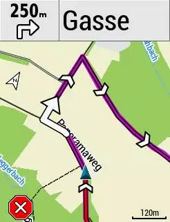 Garmin Edge 830 - Einer Strecke folgen