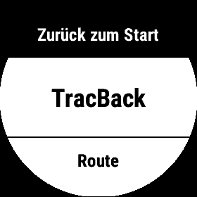 fenix 6 - TracBack & Route