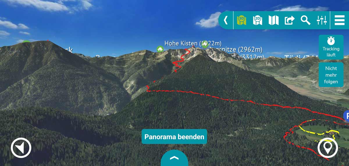 3D Outdoor Guides App - Panorma