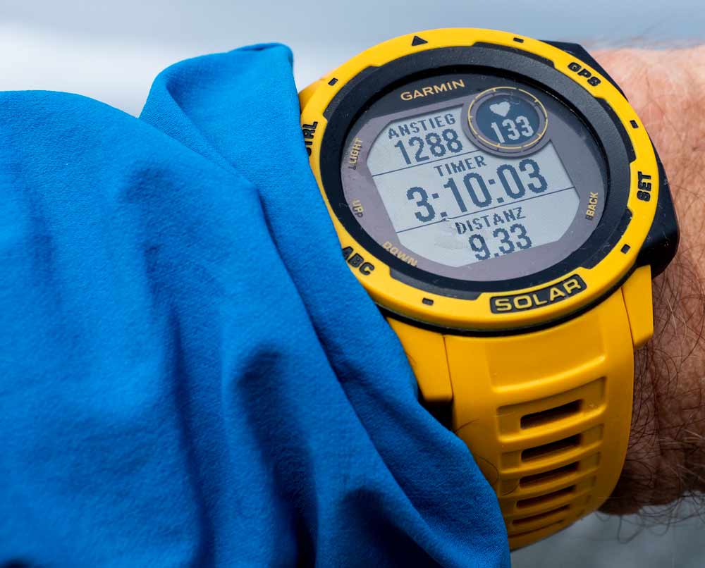 Garmin Instinct Solar im Outdoor-Einsatz