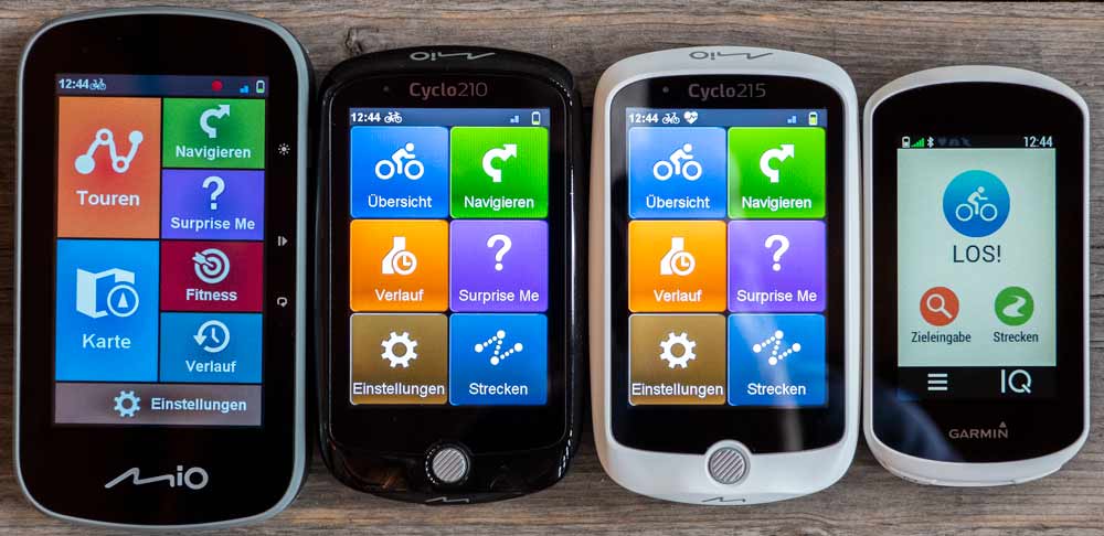 Mio Cyclo Discover Plus - Mio Cyclo 215 Hc - Mio Cyclo 210 - Garmin Edge Explore