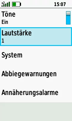 Lautstärke - GPSMAP 66sr