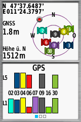 GPSMAP 65s: GPS (L1 + L5)