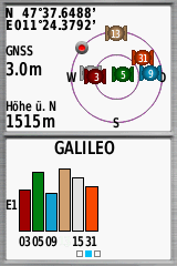 GPSMAP 65s: Galileo