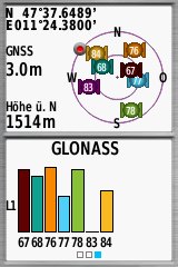 GPSMAP 65s: GLONASS