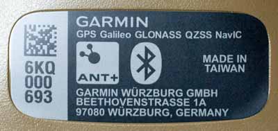 Label GPSMAP 66sr, fünf GNSS