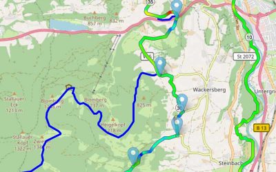 Eine Fahrradtour umplanen - Zu Hause & auf Tour! 1 brouter neue strecke