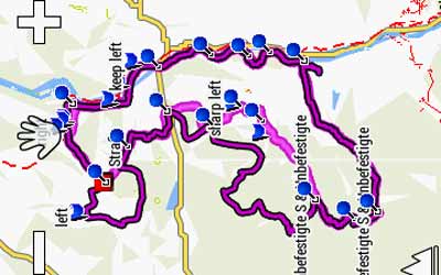 Garmin Edge - Umplanen einer Strecke