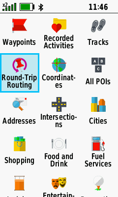 GPSMAP 66sr review - FIND menu