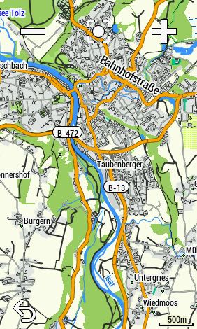 Bad Tölz - Garmin Fahrradkarte (Maximal)