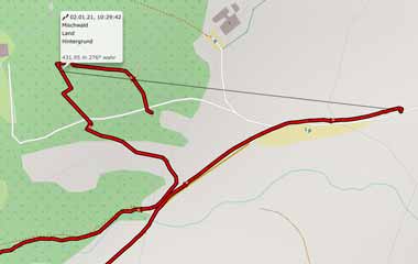 Garmin GPS Abweichung Januar 2021