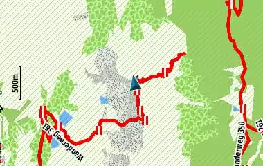 OSM cycling and hiking trails