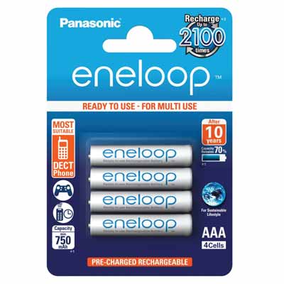 eneloop Akkus - Zubehör für Outdoor-GPS-Geräte im Test 1 eneloop Akkus (©Panasonic)