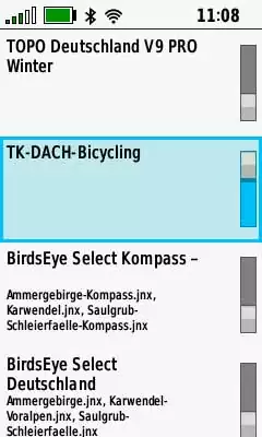 How do I get OSM trails on my Garmin device? 1 OSM bicycling layer in the map settings