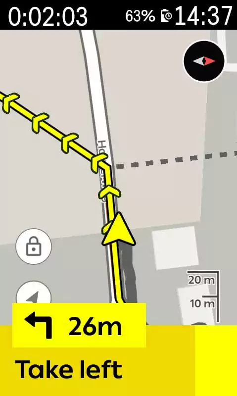Hammerhead Karoo 2 Test - Hammer Fahrrad-Navi für die Saison 2024? 11 Karoo 2 - Einer Route folgen