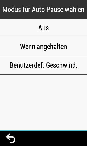 garmin edge 1000 auto pause