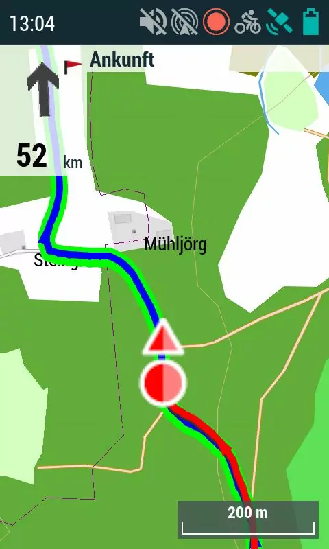 komoot - Welches Fahrrad-Navi ist für komoot Touren am besten? 6 komoot (1) - TwoNav Cross