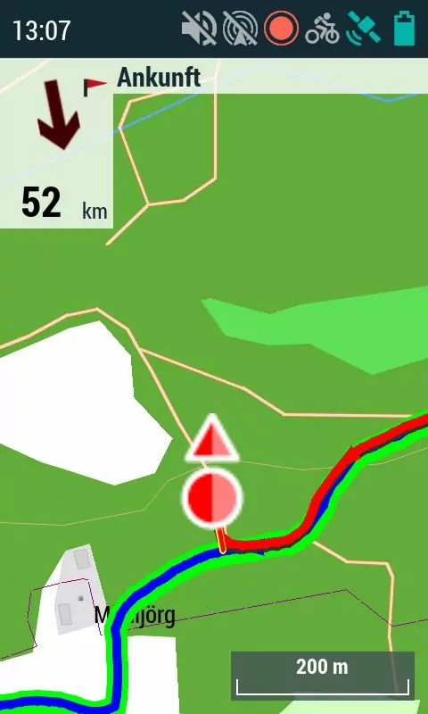 komoot - Welches Fahrrad-Navi ist für komoot Touren am besten? 15 komoot (2) - TwoNav Cross