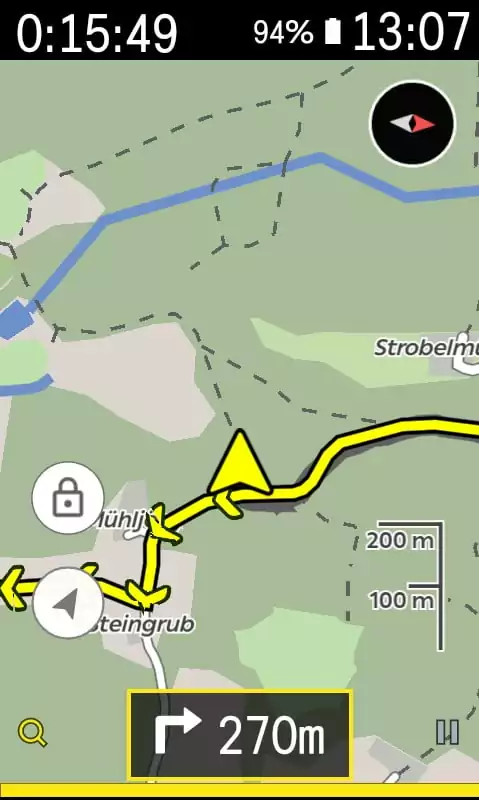 komoot - Welches Fahrrad-Navi ist für komoot Touren am besten? 11 komoot (3) - Hammerhead Karoo 2