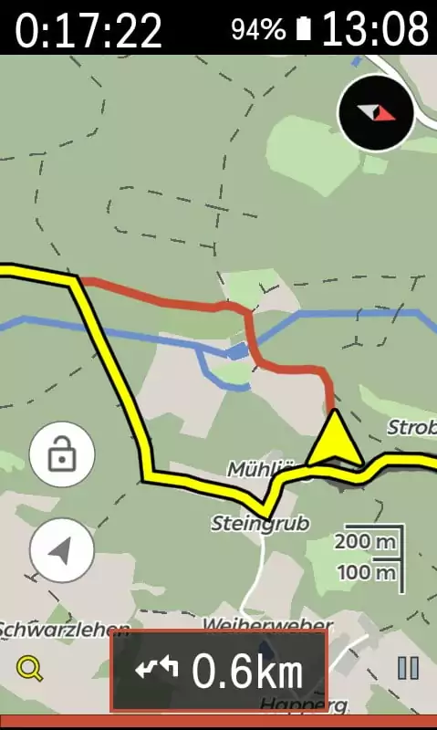 komoot - Welches Fahrrad-Navi ist für komoot Touren am besten? 12 komoot (4) - Hammerhead Karoo 2
