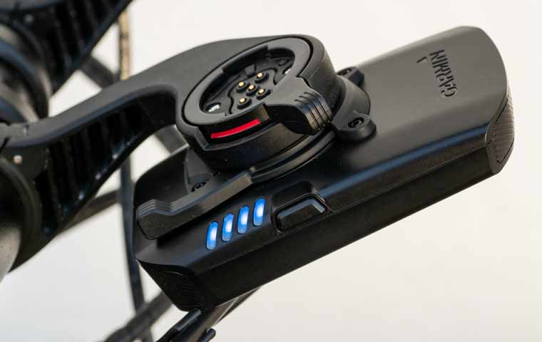 Garmin Charge Power Pack (attached to the Aero bracket)