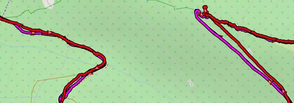 Sigma ROX 4.0 - GPS Bike Computer In-Depth Review 3 GNSS accuracy Sigma ROX 4.0