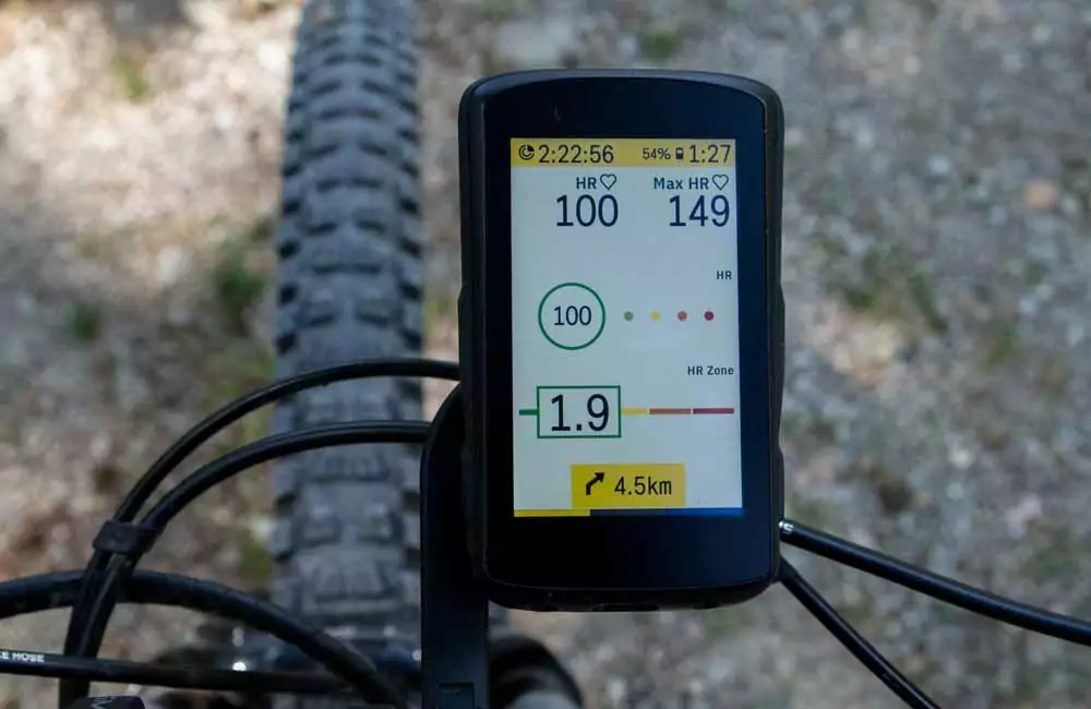 Hammerhead Karoo 2 Test - Hammer Fahrrad-Navi für die Saison 2024? 8 Hammerhead Karoo 2 - Herzfrequenzdaten