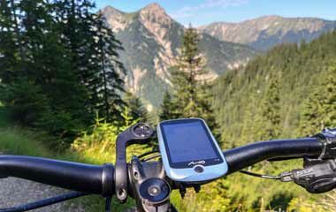 Mio Cyclo Discover Connect beim Mountainbiken - Test