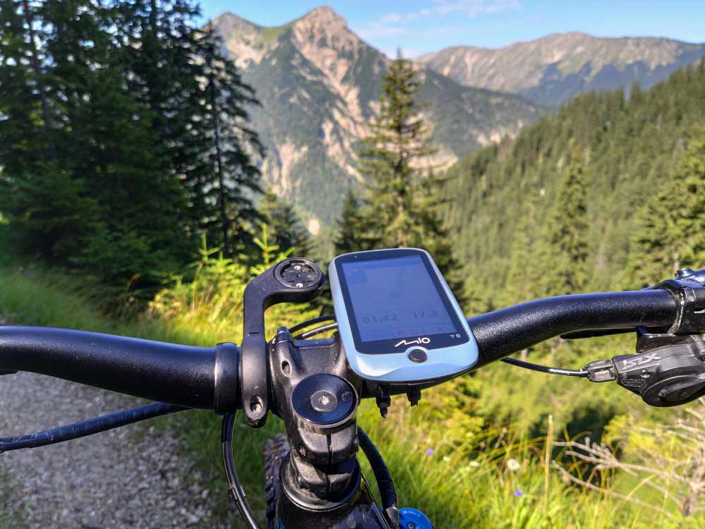 Mio Cyclo Discover Connect beim Mountainbiken