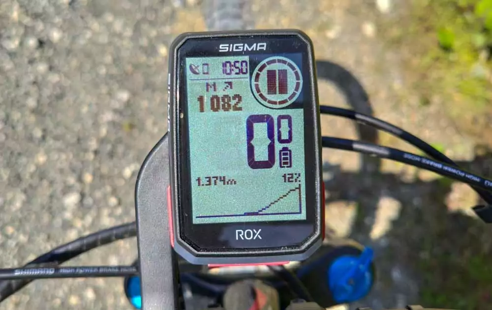 Sigma ROX 4.0 - GPS Bike Computer In-Depth Review 12 Sigma ROX 4.0 - Altitude Profile (1)