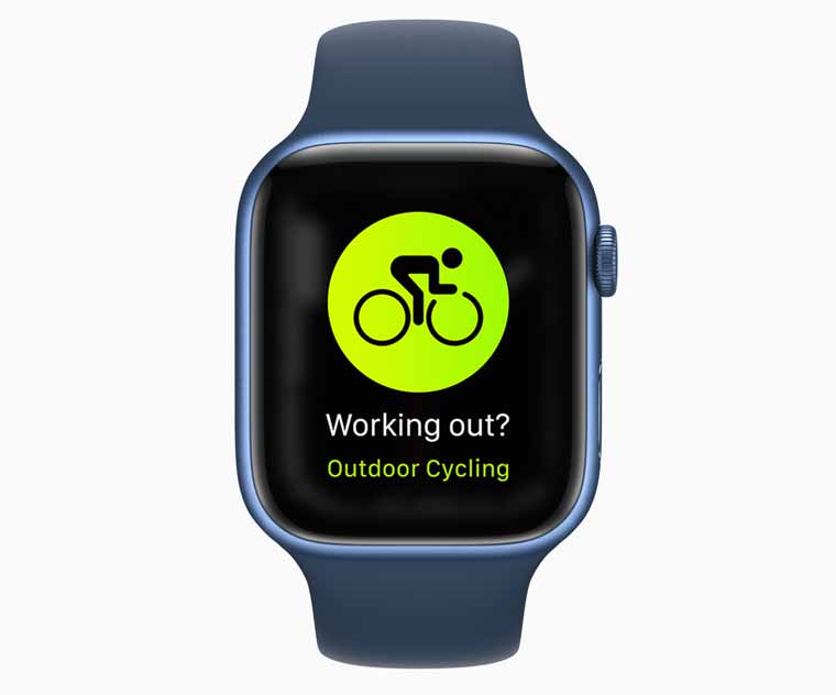 Apple Watch 7 & watchOS 8 - Automatische Trainingserinnerung fürs Fahrradfahren
