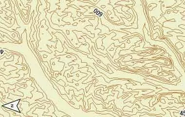 Garmin Edge contour lines
