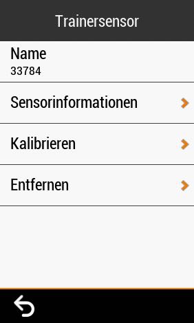 Garmin Edge - Indoor-Trainer - Trainersensor
