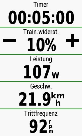 Tacx Trainer - Niedriger Widerstand