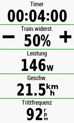 Tacx Trainer - Widerstand