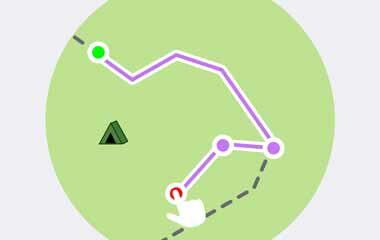 Garmin Explore - Strecken