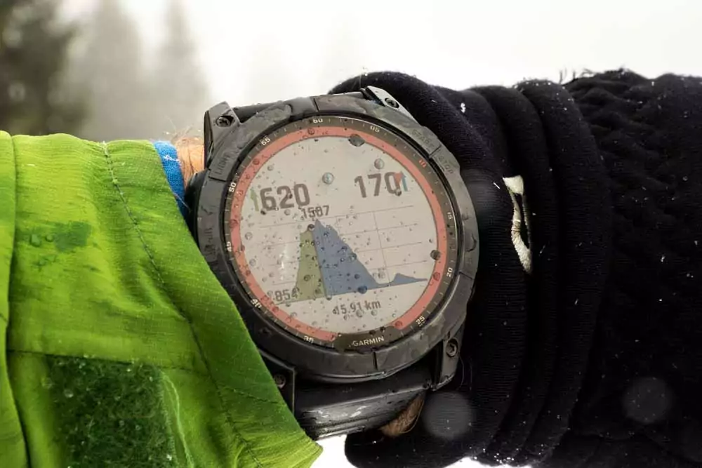 Garmin fenix 7 & epix GPS Accuracy Review 1 Garmin fenix 7X Sapphire Solar in the mountains