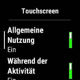 fenix 7 - Touchscreen-Einstellungen (1)