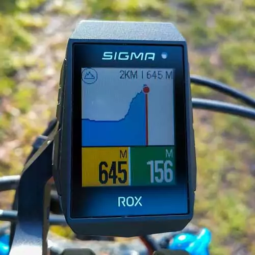 Sigma ROX 11.1 EVO Review - Compact & Affordable GPS Bike Computer 5 Altitude profile of the last two kilometers
